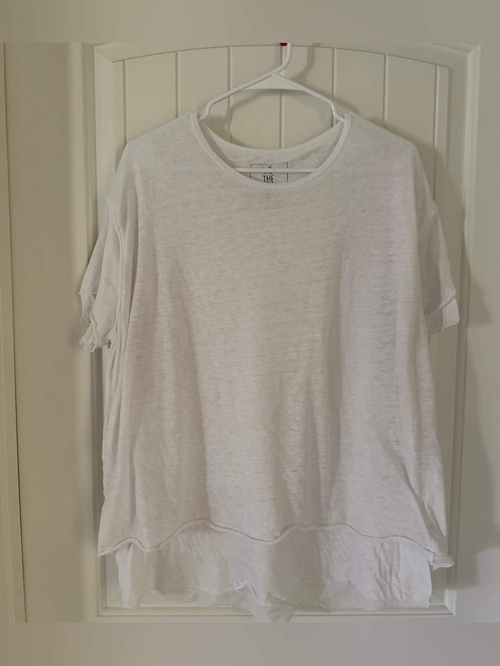We The Free White Short Sleeve Slub Crew Tee